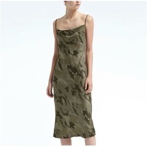 Banana Republic Camo Slip Dress